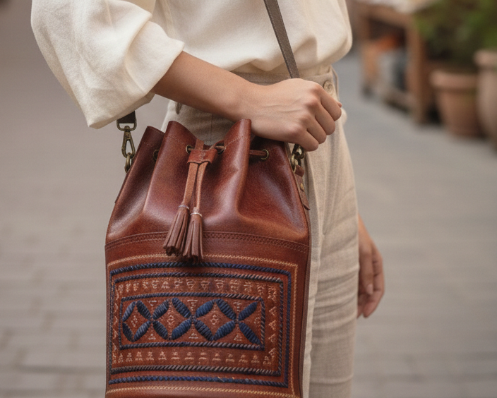 The "Kutch Nakshi" Bucket Bag