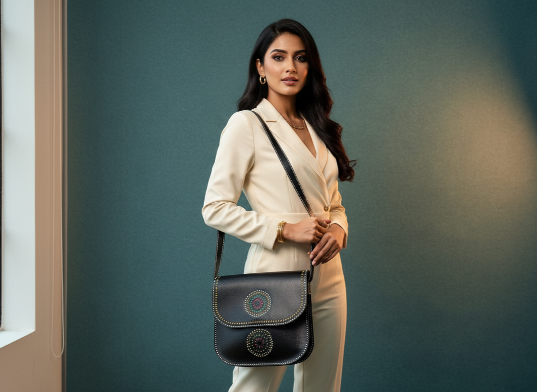 Jet Mandala Satchel