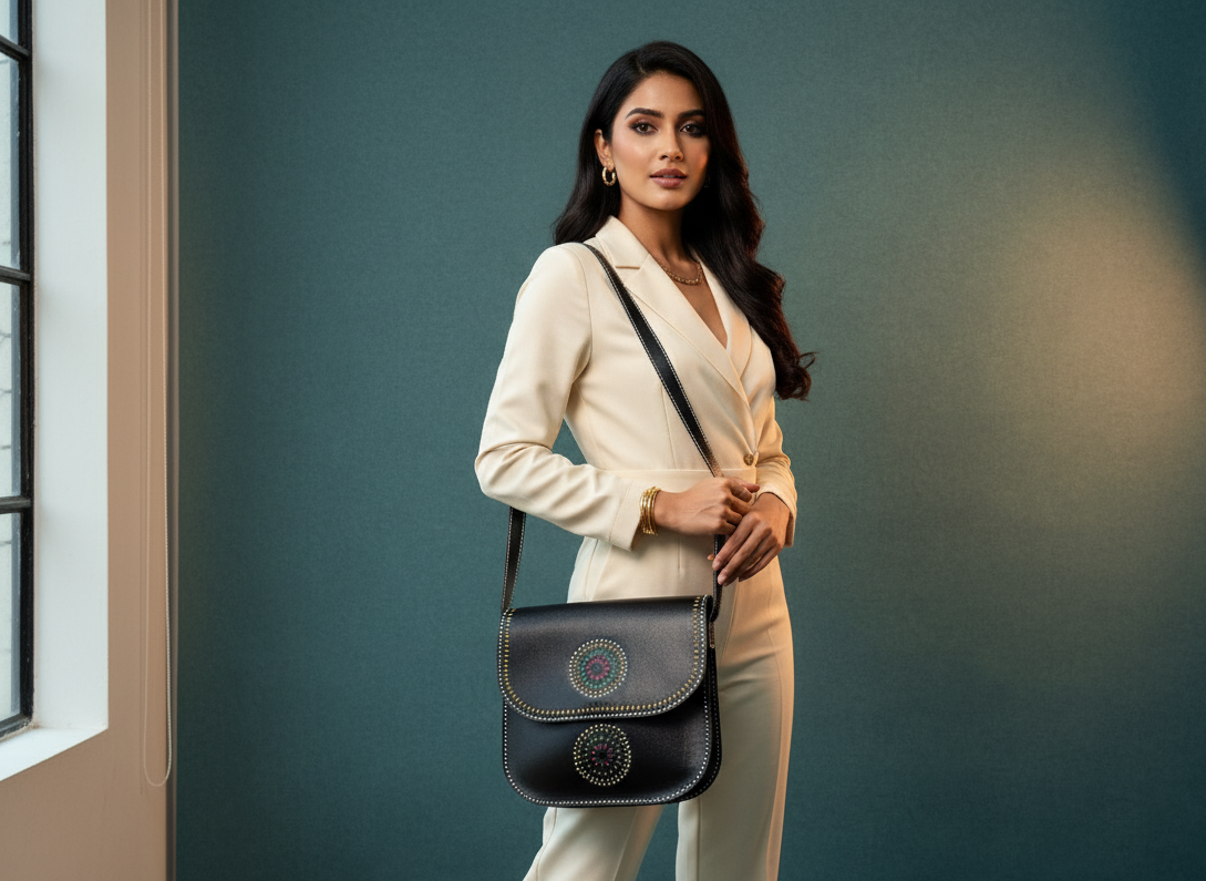 Jet Mandala Satchel