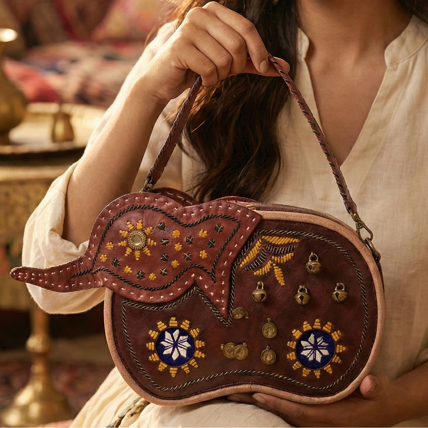 The Gajraj Heritage Satchel