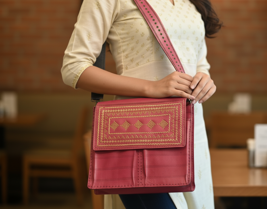 Desert Rose Leather Sling