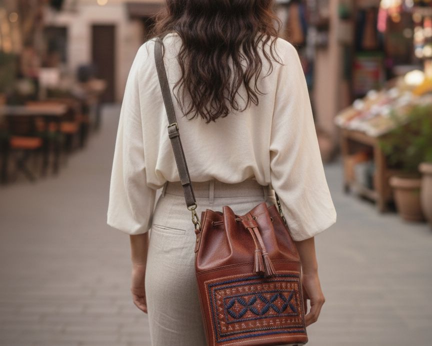The "Kutch Nakshi" Bucket Bag