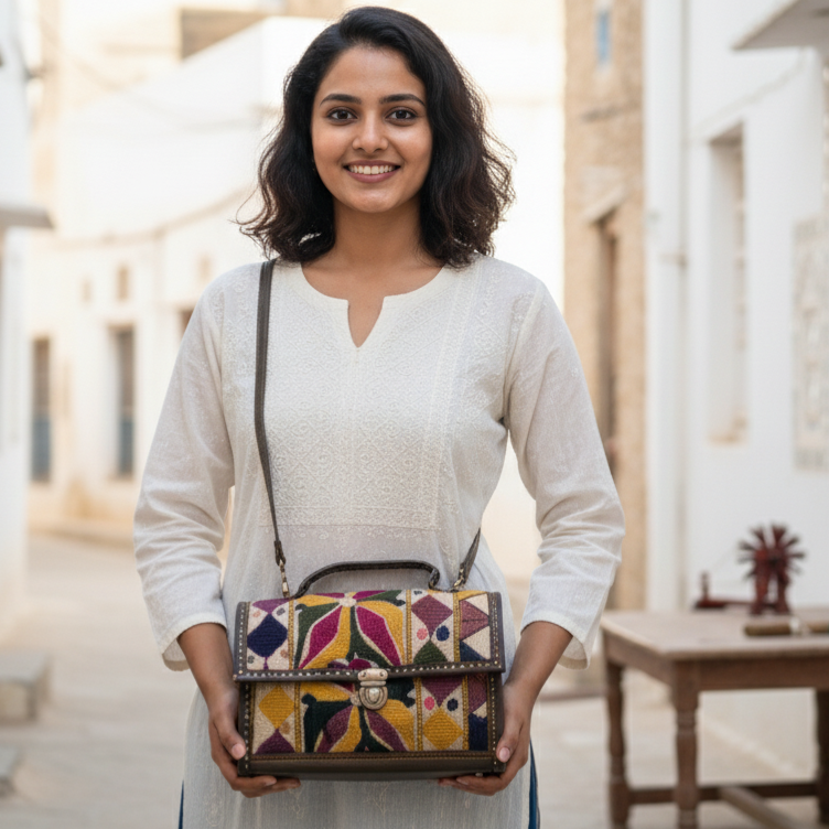Mosaic Blossom Bag