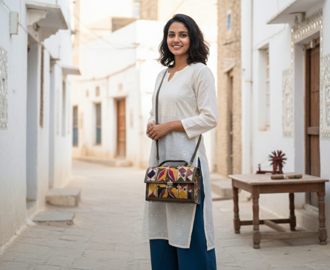 Mosaic Blossom Bag