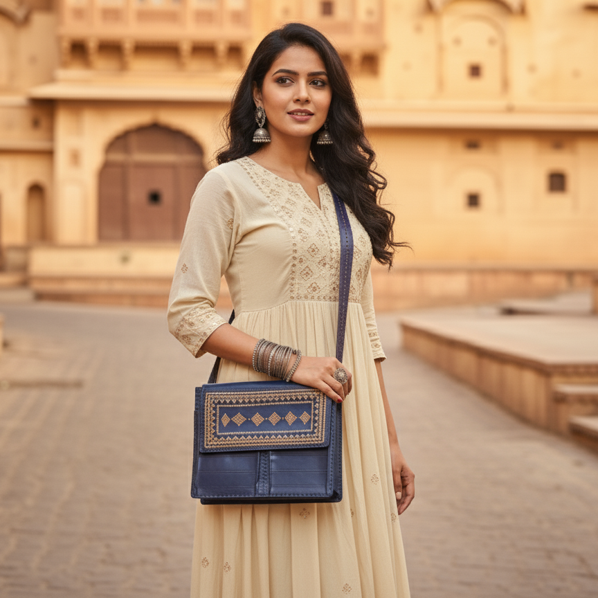 The Kutch Heritage Messenger Bag